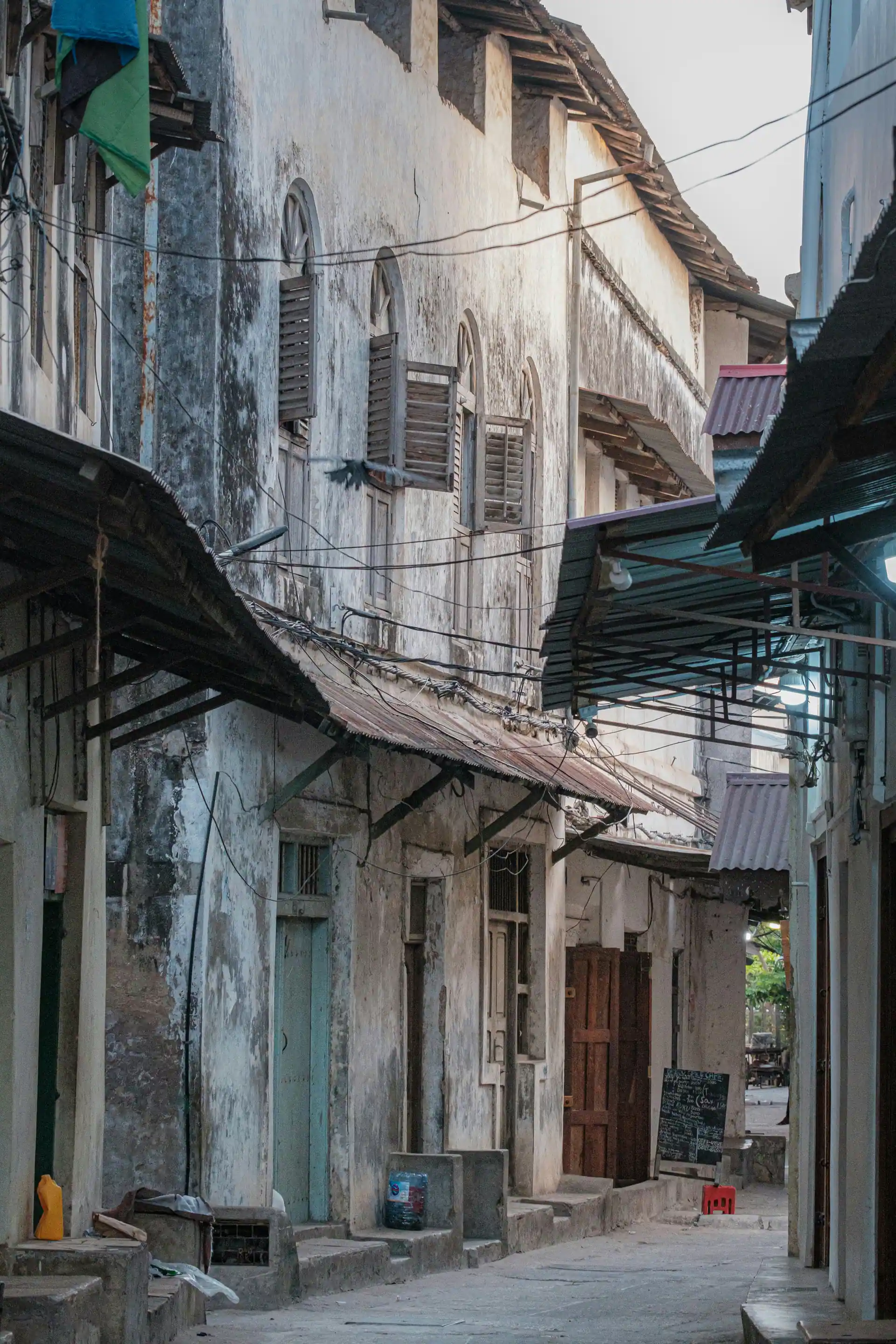 Stone Town, Zanzibar, a UNESCO World Heritage Site of coral-stone houses and carved Swahili doors